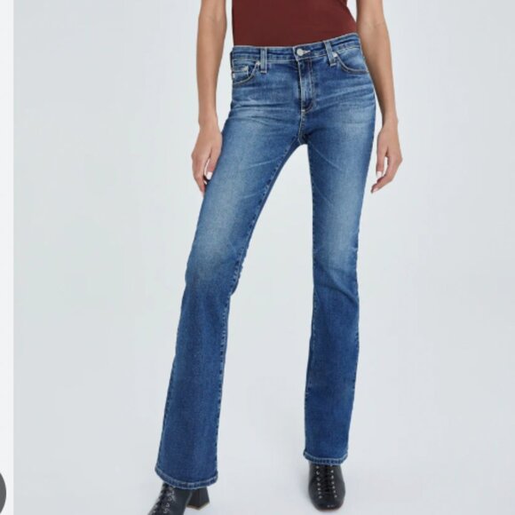 AG Adriano Goldschmied Mid Rise Angel Bootcut Jean Size 27 - Picture 1 of 8